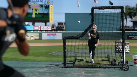 How Callahan went from unexpectedly throwing batting practice to being Pirates' first female coach taken at PNC Park (Pirates)